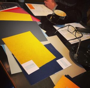 Busy day in the “office” with our third honorary J - Jemima. (Landlady, lighting specialist. Interior designer, restauranteur. Business woman and charming friend). Colour palate, lighting & much more sorted. It’s all coming along rather nicely.